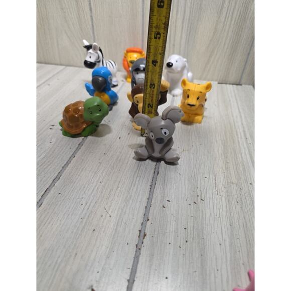 Fisher Price Little People Zoo Animals Lot Of 10 Hippo Koala Turtle Monkey Bear - Picture 1 of 10